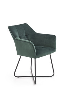 Krzesło K377 ciemny zielony  - Halmar