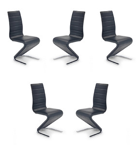 Pięć krzeseł czarnych - 7466