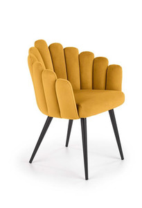 Krzesło K410 musztardowy velvet  - Halmar
