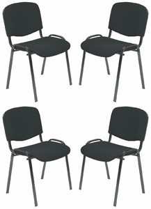 Cztery krzesła  czarne - 0110