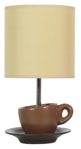 Cynka Lampa Gabinetowa 1x60w E27 Brązowy - Candellux