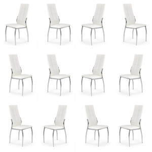 Dwanaście krzeseł białych - 0022