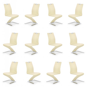 Dwanaście krzeseł waniliowy - 4939