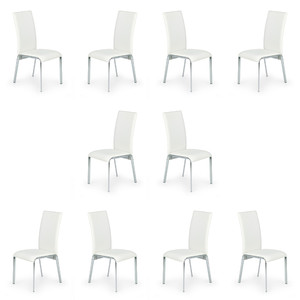 Dziesięć krzeseł białych - 6453