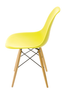 Krzesło P016W PP dark olive, drewniane nogi - d2design