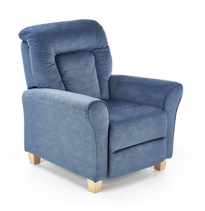 BARD fotel wypoczynkowy ciemny niebieski - Halmar