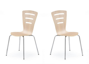 Dwa krzesła dąb sonoma - 4312