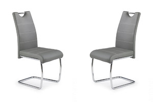 Dwa krzesła popielate - 0121
