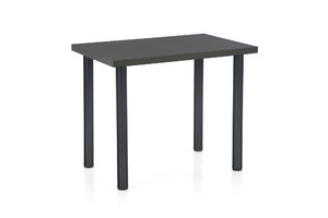 Stół MODEX 2 90 kolor blat - antracyt, nogi - czarny  - Halmar
