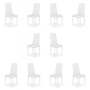 Dziesięć krzeseł białych - 6194