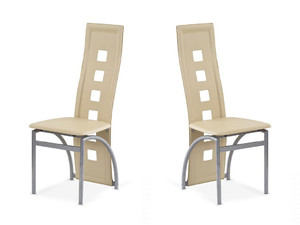 Dwa krzesła ciemny krem - 7200