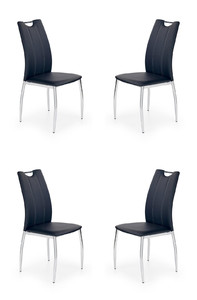 Cztery krzesła czarne - 4809