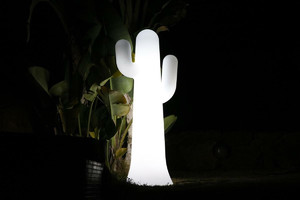 NEW GARDEN lampa ogrodowa PANCHO SOLAR biała - LED, sterowanie pilotem - king home