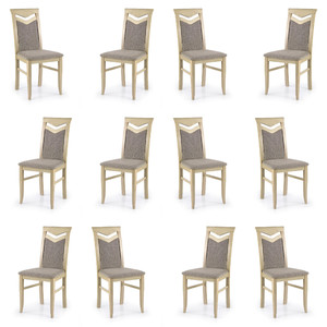 Dwanaście krzeseł tapicerowanych - 3802