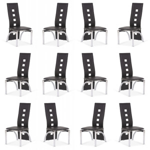 Dwanaście krzeseł czarnych - 3530