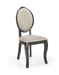 VELO krzesło kolor czarny/beżowy - Halmar