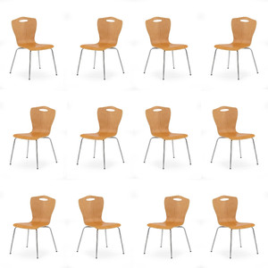 Dwanaście krzeseł olcha - 7594