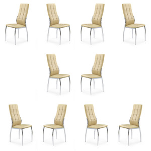 Dziesięć krzeseł beżowych - 0046