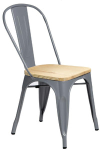 Krzesło Paris Wood szary jesion - d2design