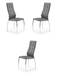 Trzy krzesła popielate - 0039