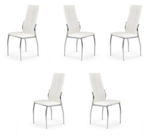 Pięć krzeseł białych - 0022