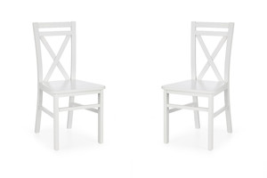 Dwa krzesła białe - 8074