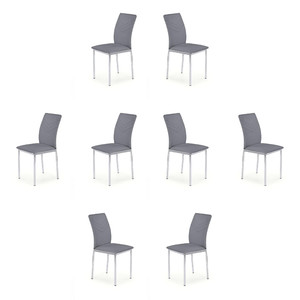 Osiem krzeseł popielatych - 2980