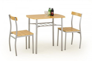LANCE zestaw stół + 2 krzesła olcha - Halmar