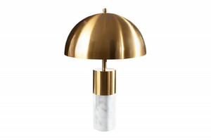 INVICTA lampa stołowa BURLESQUE - złota, marmur - king home