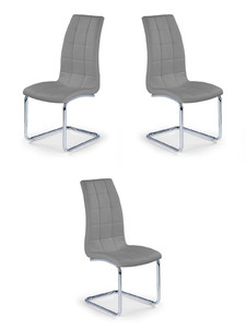 Trzy krzesła popielate - 2576