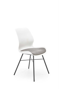 Krzesło K488 biały-popielaty  - Halmar