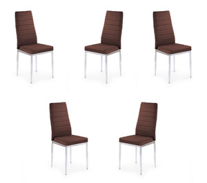 Pięć krzeseł brązowych - 6902
