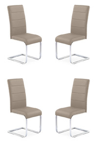 Cztery krzesła cappucino - 1098