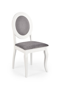 Krzesło BAROCK biały / popielaty  - Halmar