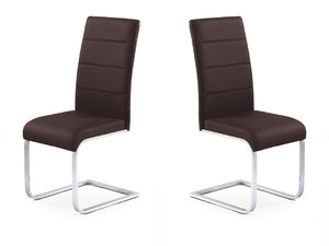 Dwa krzesła brązowe - 4731