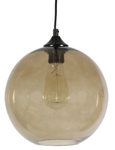 Edison Lampa Wisząca 25 1x60w E27 Brązowy + Żarówka - Candellux