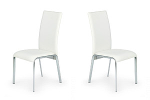 Dwa krzesła białe - 6453