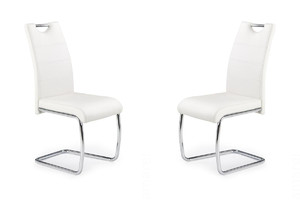 Dwa krzesła białe - 0114