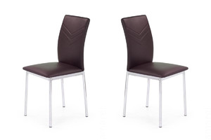 Dwa krzesła brązowe - 1180