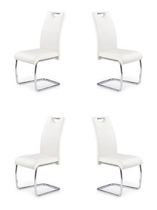 Cztery krzesła białe - 0114