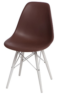 Krzesło P016W PP brązowe/white - d2design