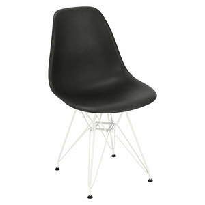 Krzesło P016 PP White czarne - d2design