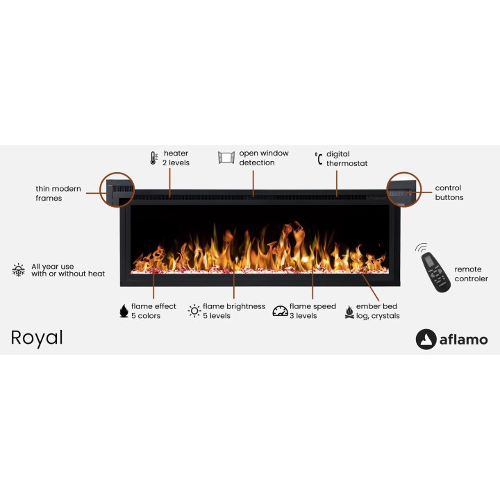 Kominek elektryczny Royal 42