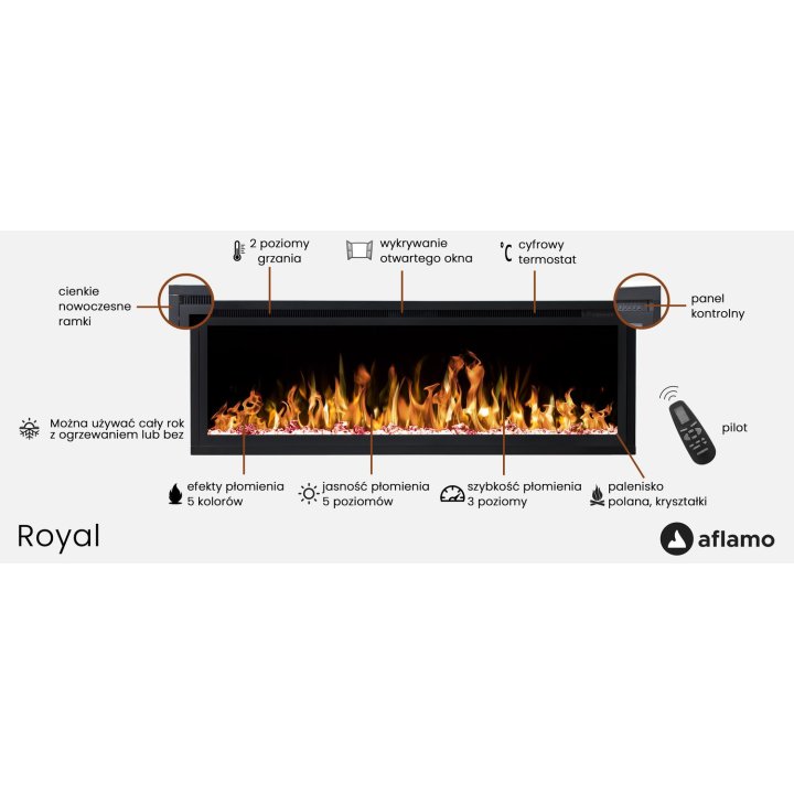 Kominek elektryczny Royal 65