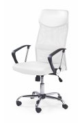 Fotel do biurka nowoczesny, kolor biały, tkanina membranowa, siatka