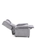 Fotel do salonu klasyczny, rozkładany, funkcja relax, popiel, tkanina