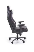 Nowoczesny Fotel dla gracza, z poduszkami na kark i lędźwie, regulowane podłokietniki, kolor czarny, eko skóra