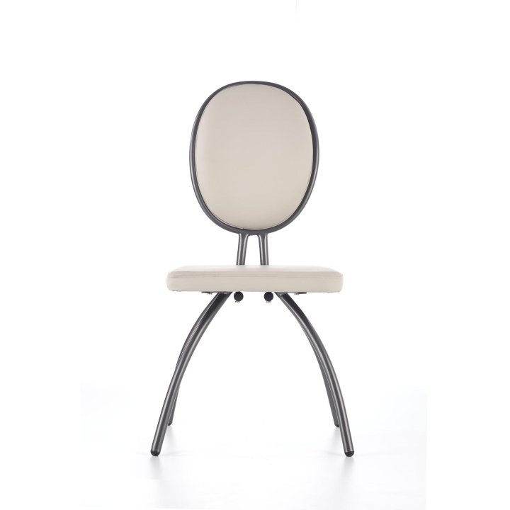 Krzesło do kuchni designerskie jasny popiel