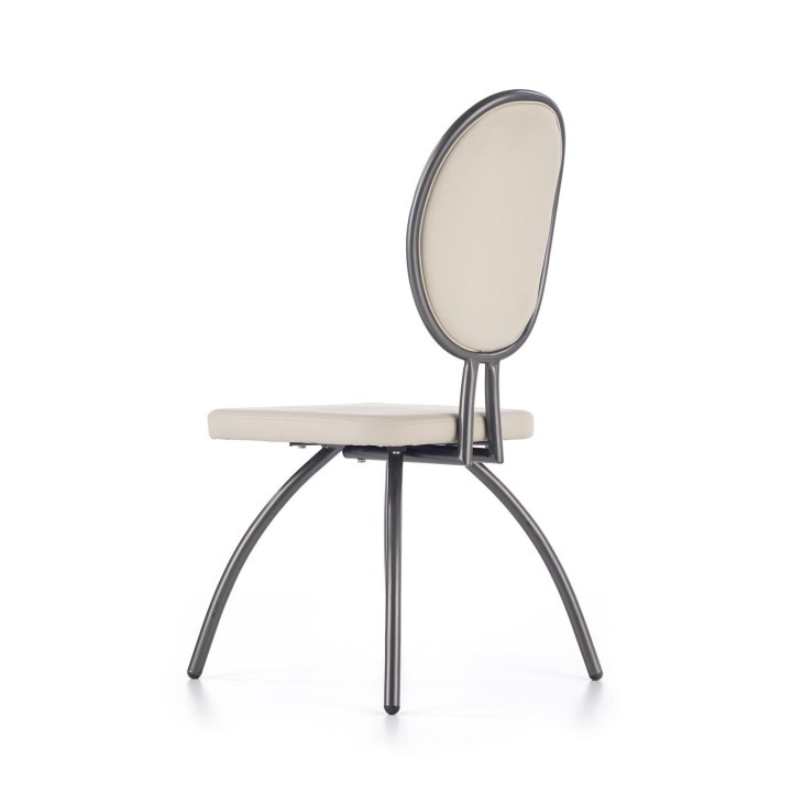 Krzesło do kuchni designerskie jasny popiel