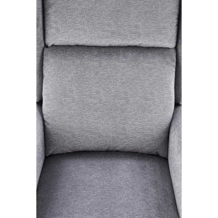 Fotel do salonu klasyczny, rozkładany, funkcja relax, popiel, tkanina